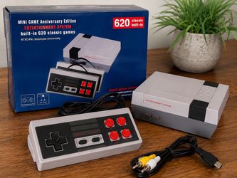 620 Classic Games Mini Retro Game Console – Complete Set
