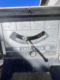 Table saw make offer ?
