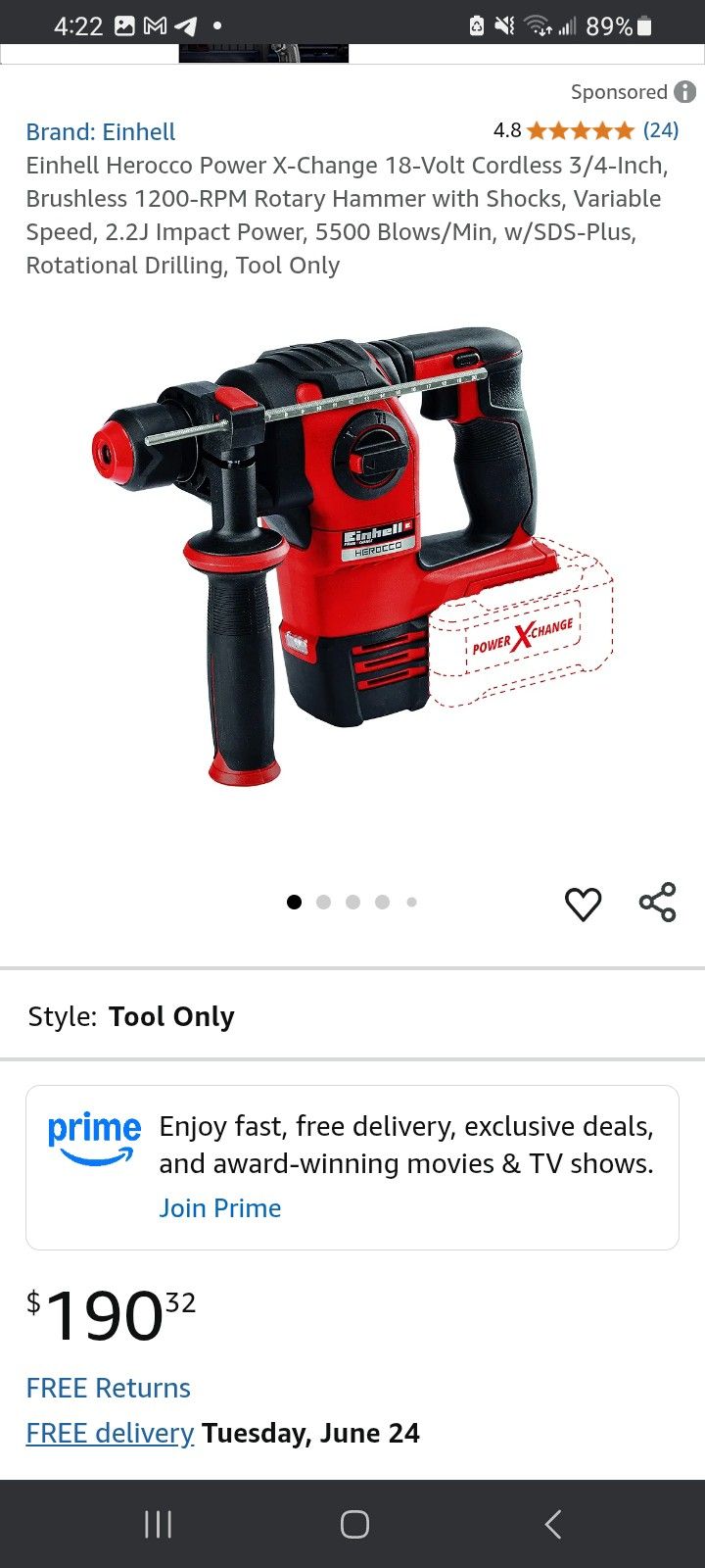 Brand New Einhill 18v Cordless Tools