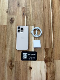 📱 iPhone 16 Pro | 128GB | Desert Titanium | Cricket Only | Hablo Español