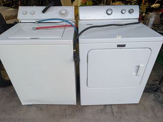 Whirlpool Heavy Duty Super Capacity Washer and Maytag Centennial Commercial Technology Dryer