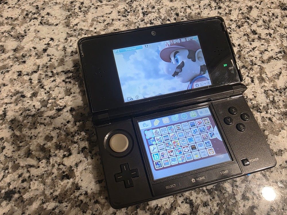 Nintendo 3ds Cosmo Black Custom Video Game Console