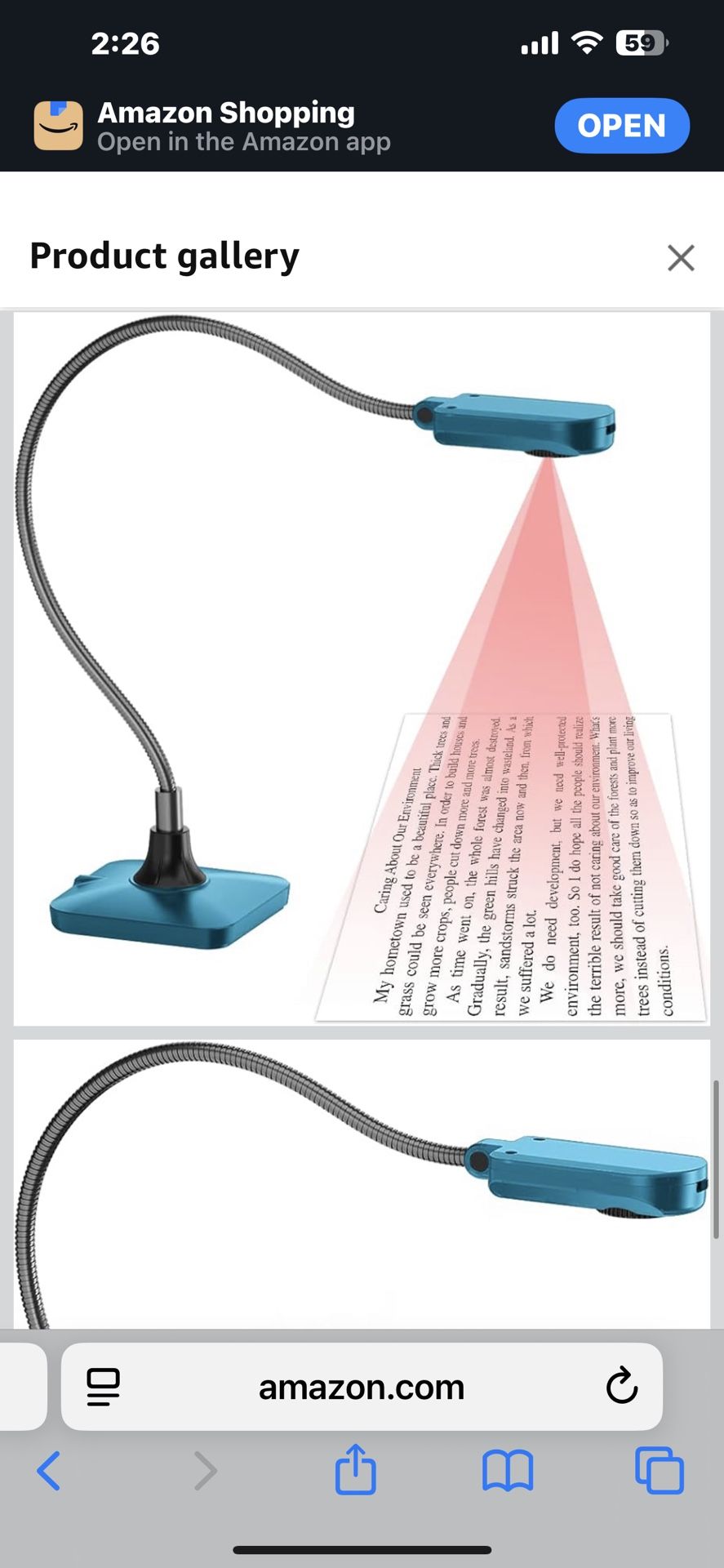 Document Camera (Blue) Ultra High Definition 5MP USB Document Camera — Mac OS, Windows, Chromebook Compatible for Live Demo, Web Conferencing, Distanc