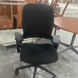 STEELCASE LEAP V2 OFFICE CHAIRS , BLACK FABRIC , EXCELLENT CONDITION , $220ea