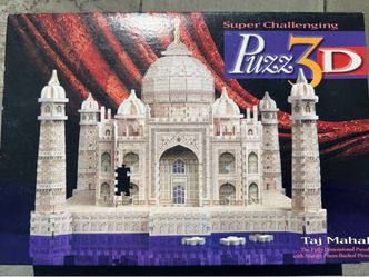Vintage Puzz 3D Taj Mahal 1,077-Piece Puzzle – Never Used – $70