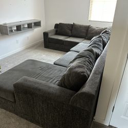 Grey Sectional Couch 