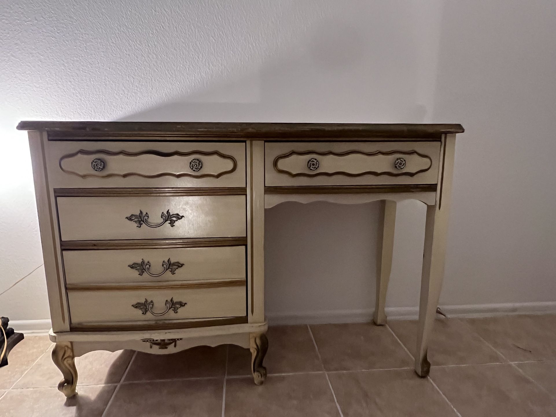Bonnet by Sears Mid Century French Provincial Style Writing Desk