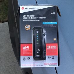 SURFboard Modem & WiFi Router N300/ 300 Dual Band
