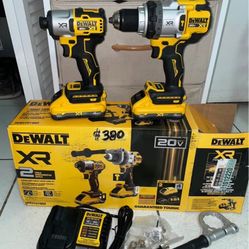 Juego de taladros Dewalt XR Kit 20 V máx. con (2) baterías de 4,0