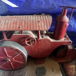 1930s Antique Steam Roller Toy