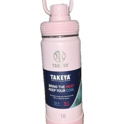 Takeya Actives 18 oz. Insulated Stainless Steel Water Bottle