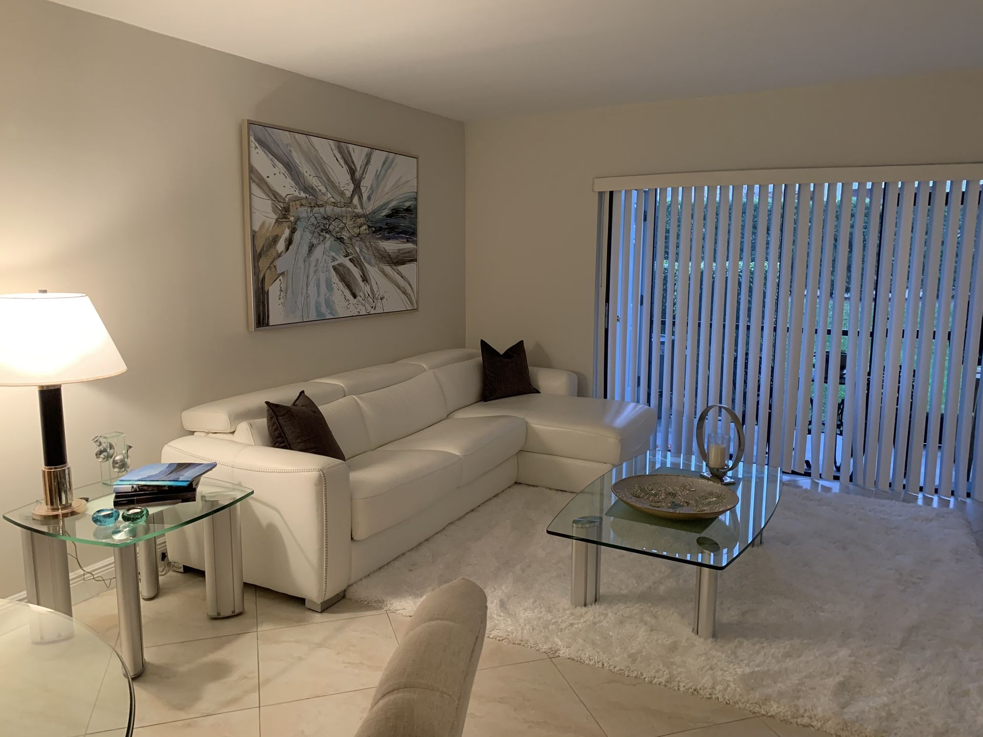 Glass Coffee Table Set