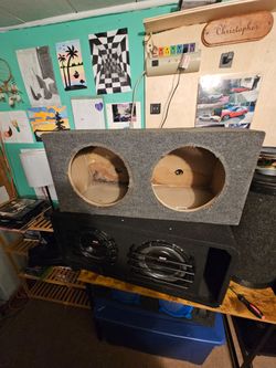 QLH-12D125 Dual 12" Speaker Enclosure Box