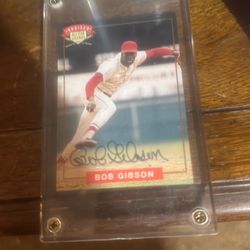 3 HOF autographed trading cards with COA