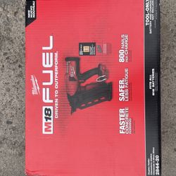 Milwaukee M18 FUEL 18-Volt Brushless Lithium-Ion Cordless 21 Degree Duplex Nailer  $399 New