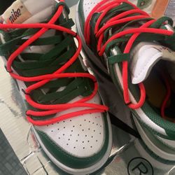 Offwhite Dunks ( Pine Green)