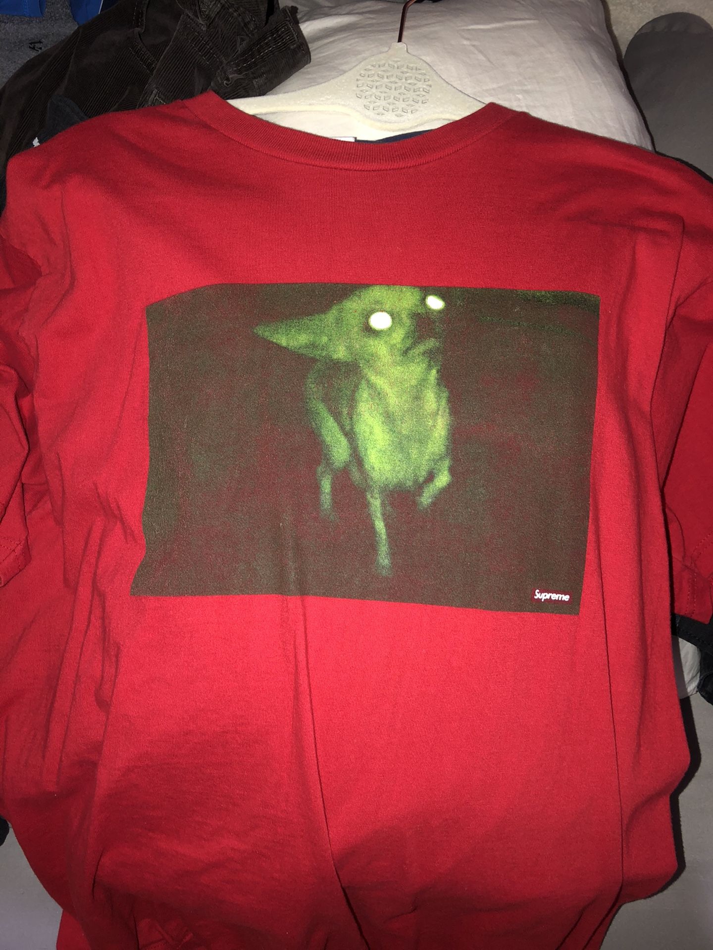 Supreme Chris Cunningham Chihuahua Tee (Red) size L