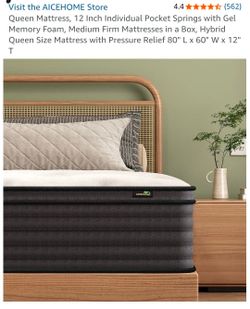 Free Queen Mattress (Barely Used from Guest Room) - Pick Up by 3pm 8/21 Ontario CA