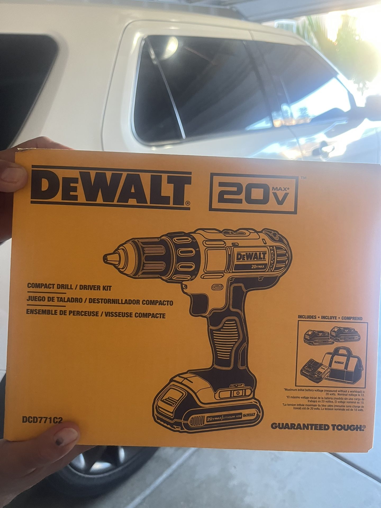 De Walt Drill 20V