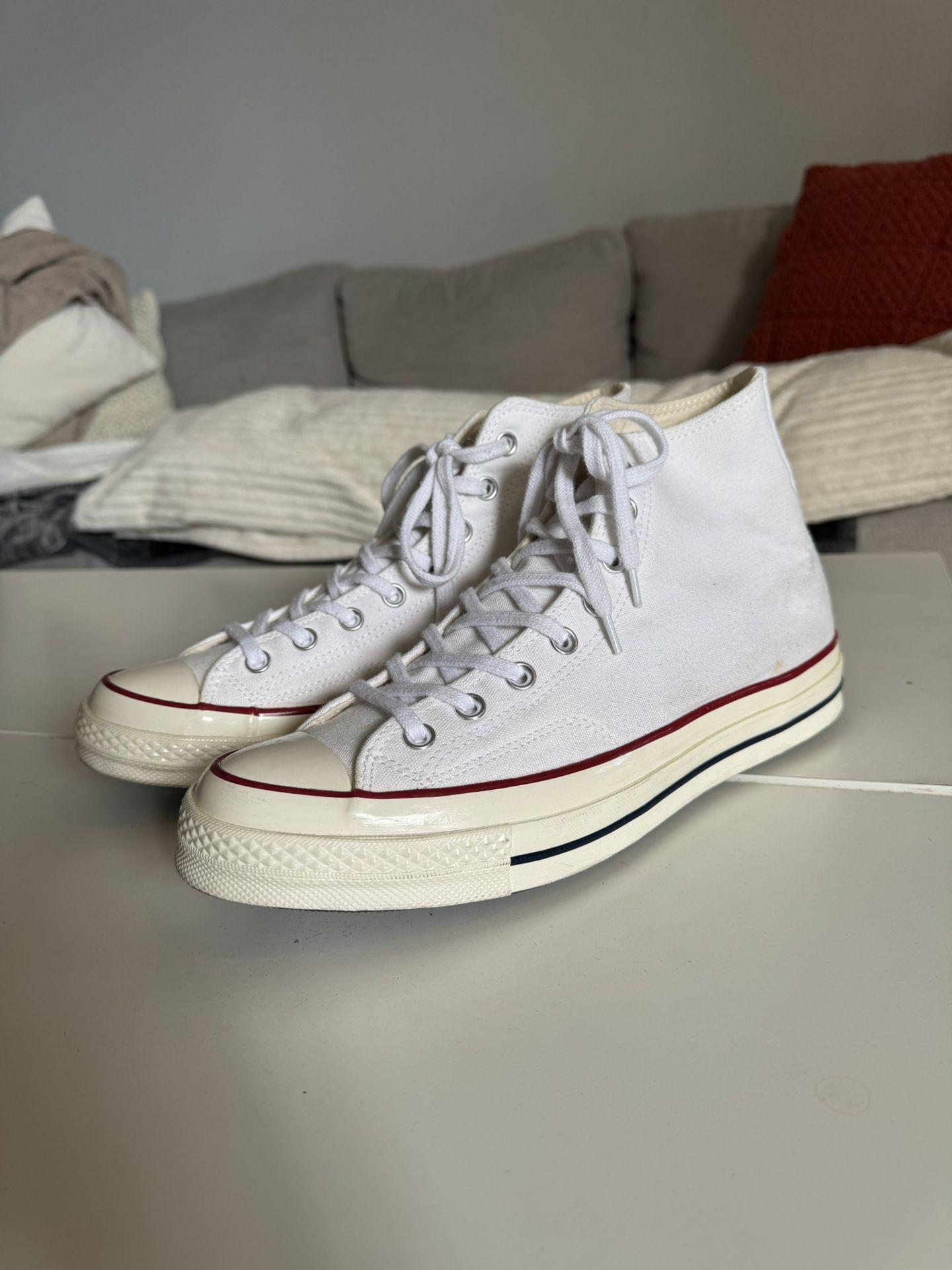 Converse Chuck 70 High top size 10 White