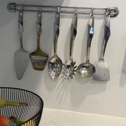 7 pc nice stainless cooking utensils