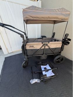 Jeep Mojave Stroller Wagon/ 2-in-1 Terrain Stroller wagon/ 2 seater wagon with canopy