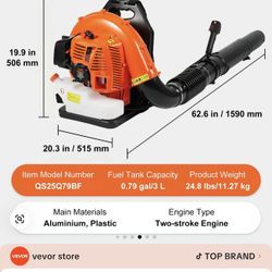 Gas Leaf Blower 189mph Wind $170  Brand New