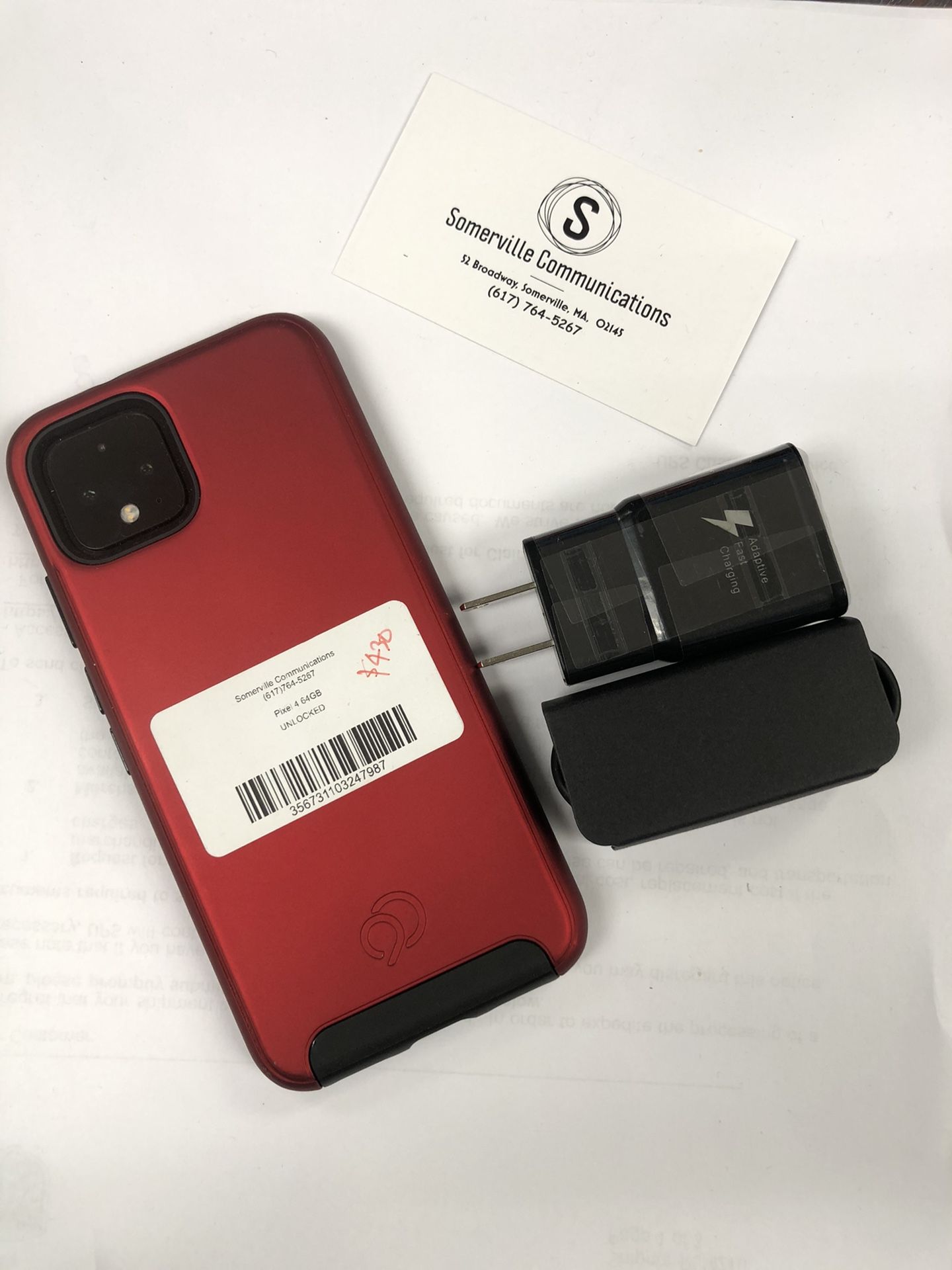 Factory Unlocked Google pixel 4 excellent condition, with store warranty