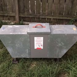 Dog food and water dispenser