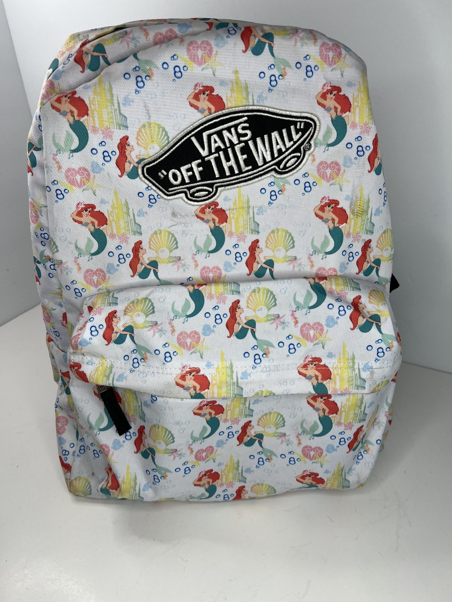 Disney VANS Little Mermaid Canvas Backpack Bookbag 2014