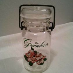 Wheaton Glass Jar with Wire Bail

