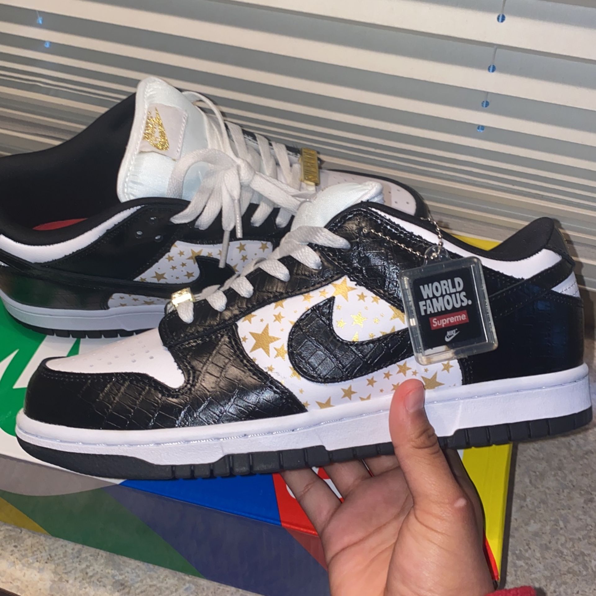 Nike Sb Low Supreme Stars Black