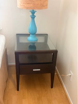 Side table and lamp