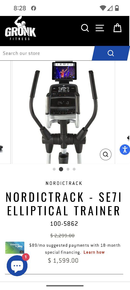 Nordictrack Elliptical Trainer