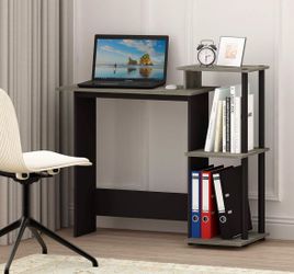 Computer Desk with Side Shelving Unit