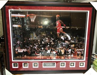 Michael Jordan. Basketball. Custom Framing