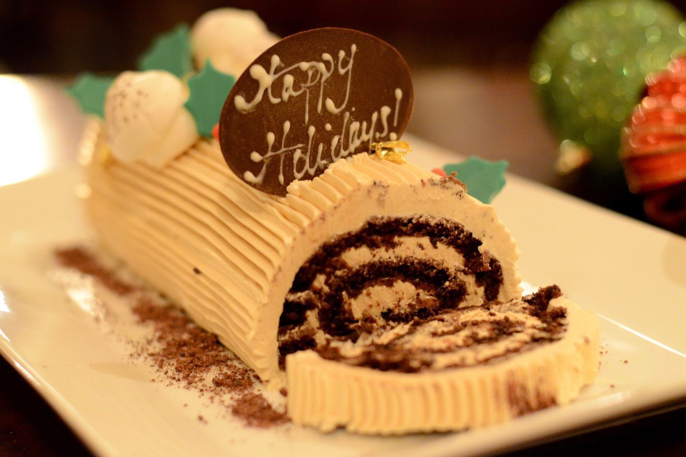 Hi for your new year French bûche contact us
