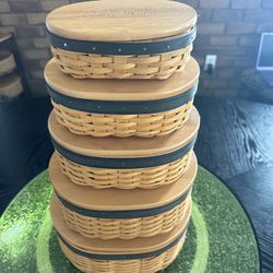 Longaberger Harmony Shaker Basket Set