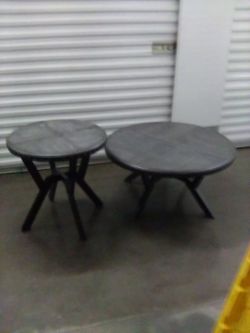Coffee table and end table