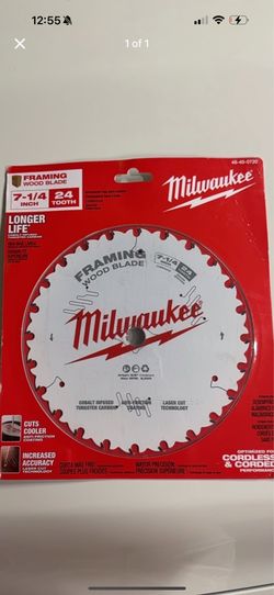 Milwaukee 7-1/4 inch 24 Tooth Framing Wood Blade 48-40-0720