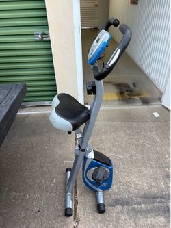 Upright, stationary bike