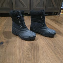 Black Weather Winter Shoes Size 7