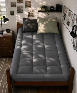 Twin XL Mattress Topper for College Dorm Room Essentials,3 Inch #2272H UP3X4