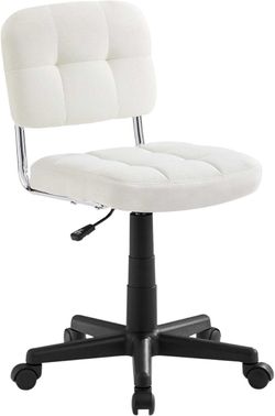 Modern Armless Home Office Desk Chair for Make Up/Bed Room/Small Space Brand new, still in the box 💲55 A425