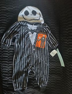Disney Jack Skellington Infant Blanket Sleeper with Cap