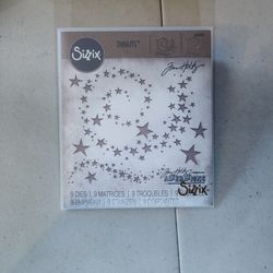 Tim Holtz Sizzix Alterations Thinlets Dies - Swirling Stars 