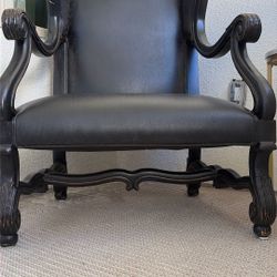 Chair —  Throne-Style Wingback
