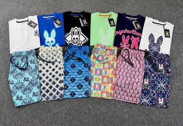 Psycho Bunny short sets (85$)