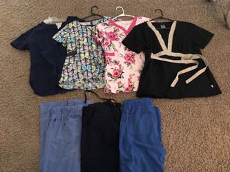 Scrub tops and bottoms