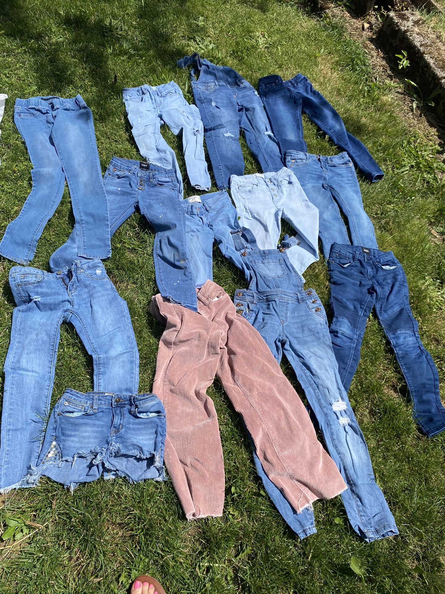 Designer Jeans … Joe’s, Hudson’s, Abercrombie , 7’s.